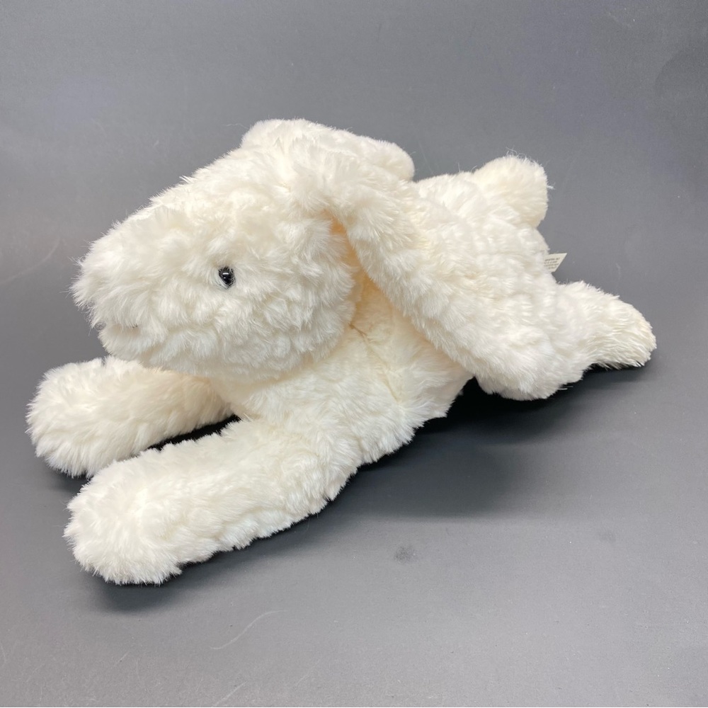 Mary Meyer White Pebble Bunny Rabbit Stuffed Animal 12 inch Soft Fluffy Plush